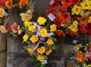 Aushwitz - Memorial Flowers by Jim Sabatke