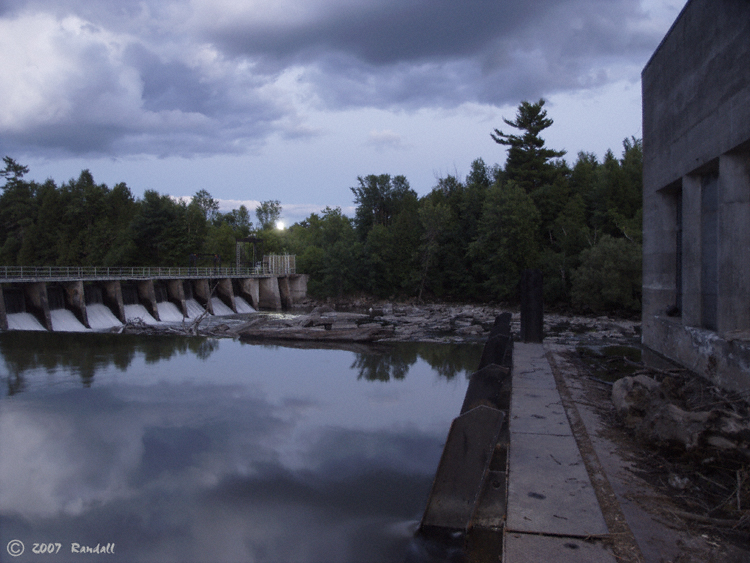 Twilight at the Dam.