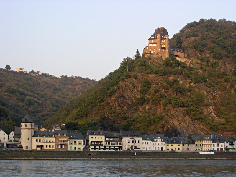 Kitschy Postcard Greetings from the Rhine Valley