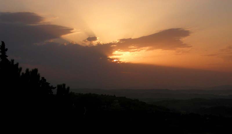 Sunrise Chianciano Italy
