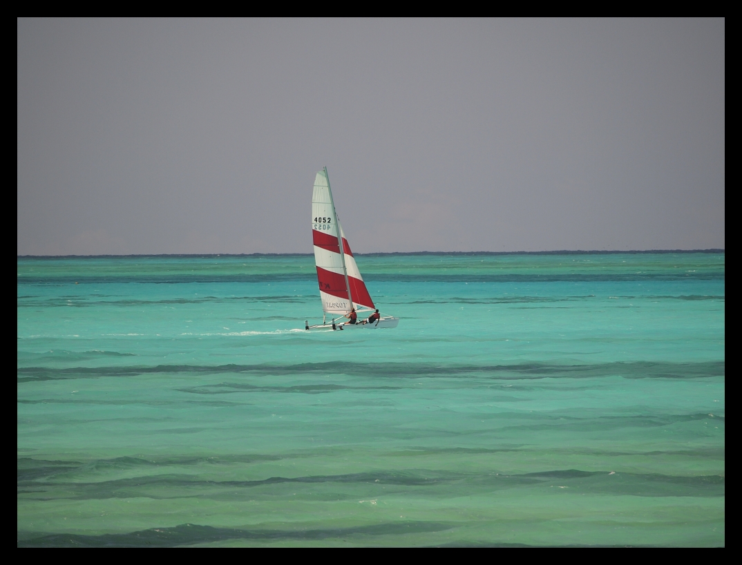 Sailing off of Zanzibar