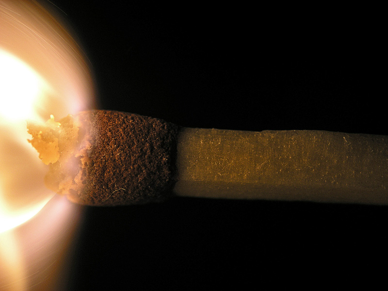 Playing with a match