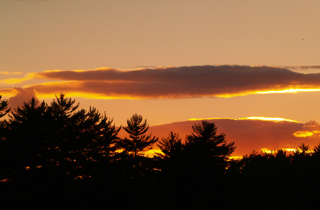 Sunset  at Moose Pond