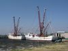 Swansboro Fishing Boats at Dock by George Zimmerman