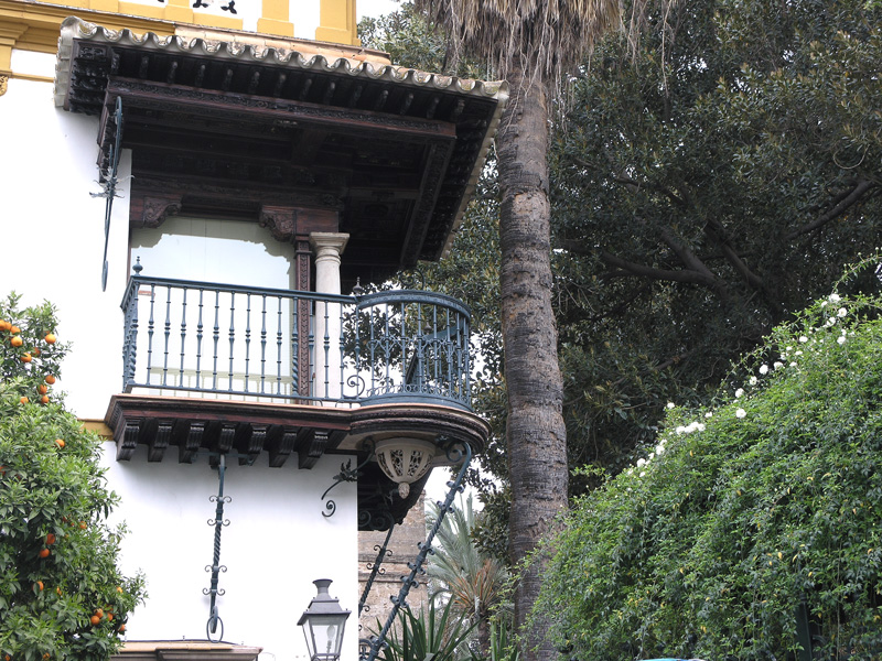 A balcony in Seville