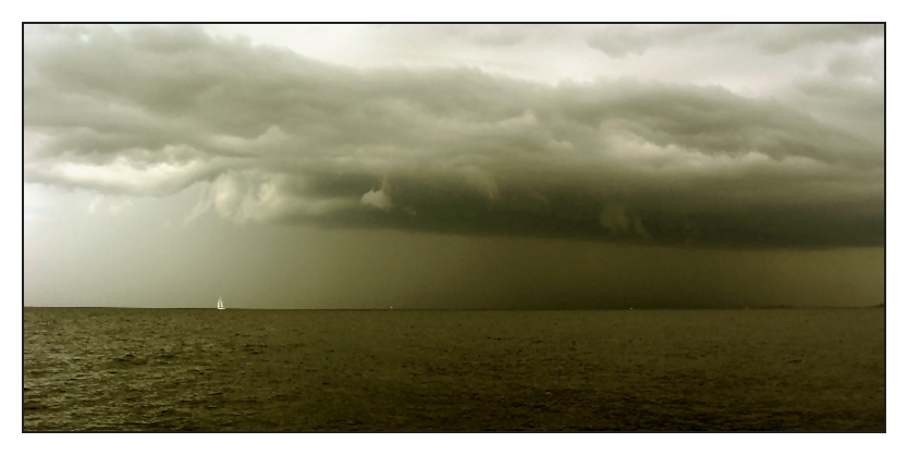 storm over Split