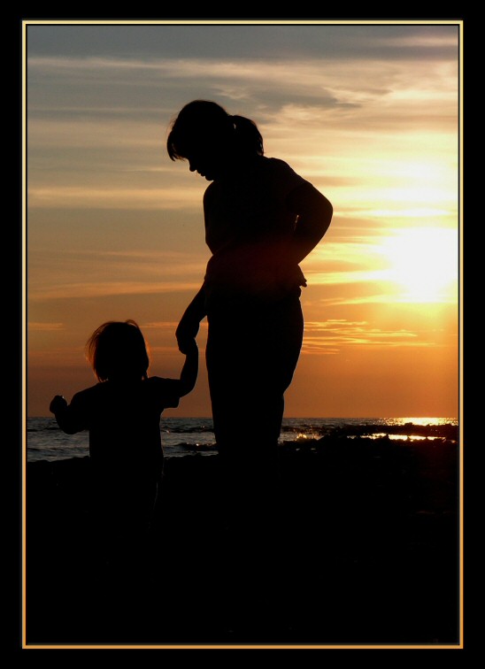 mother and daughter