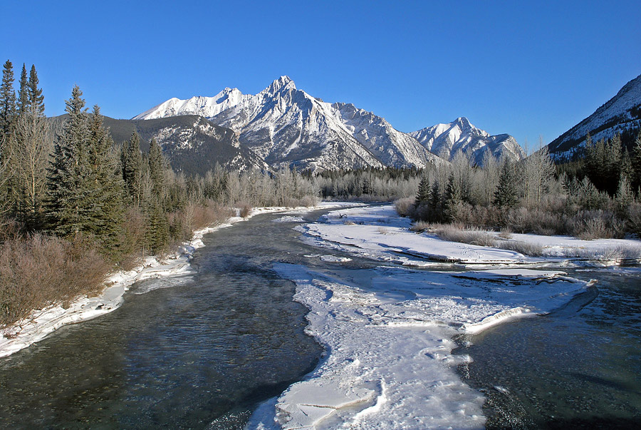 Winter Morning on the Kananaskis River