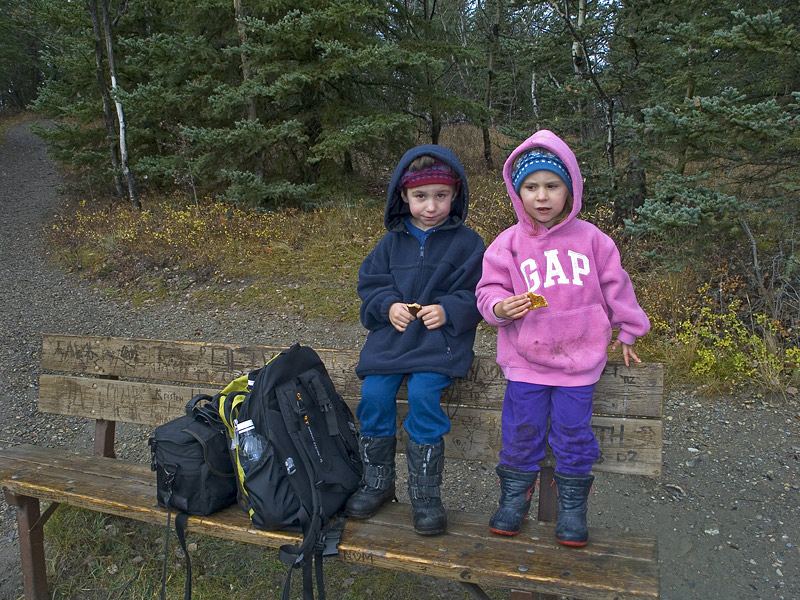 Snack break on the hike