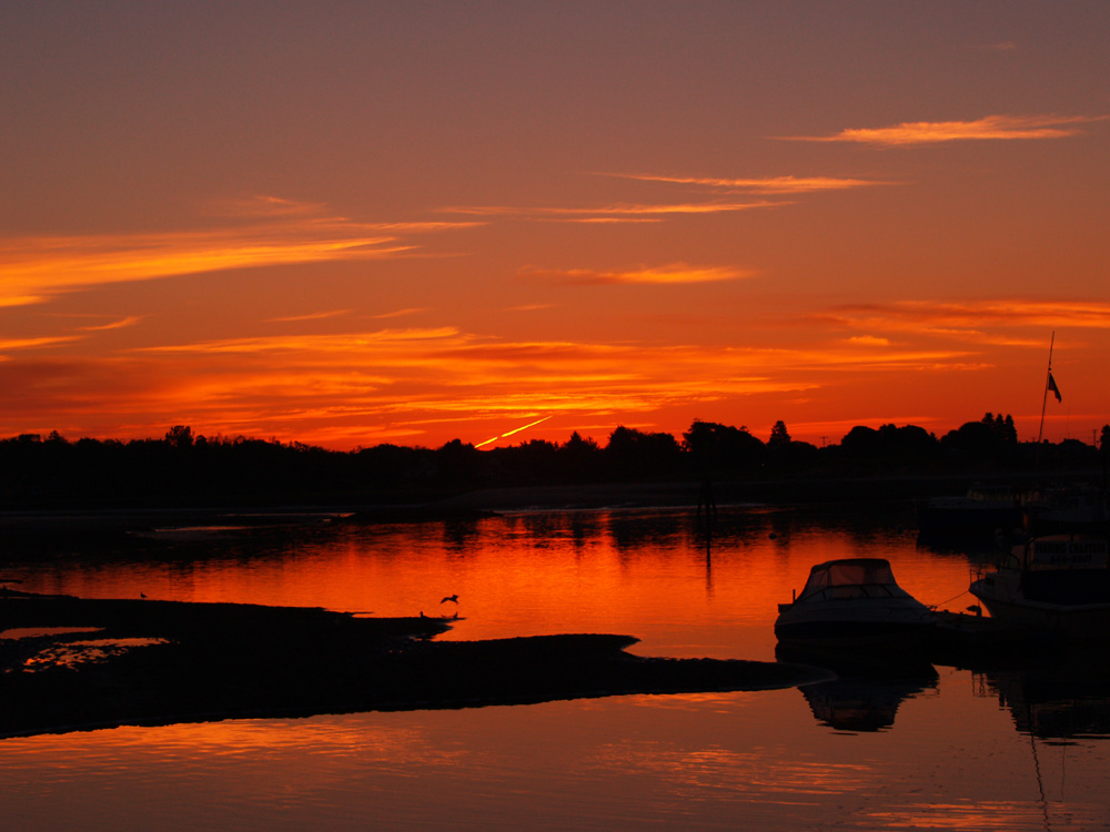 Sunrise at Well's Fishing Village