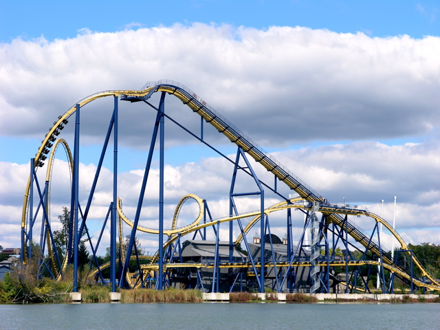 Coaster in the clouds