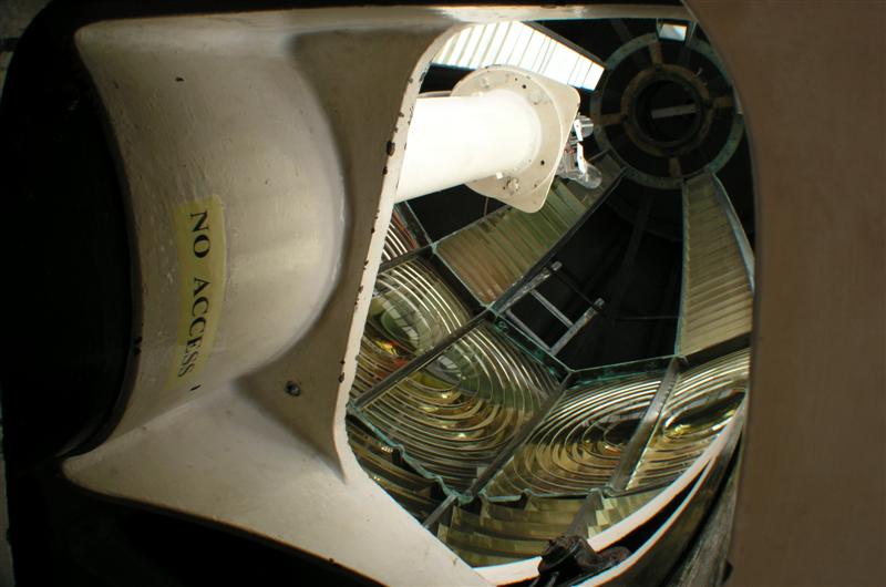 View of light chamber (of lighthouse)