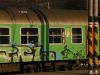 Train car with graffiti
