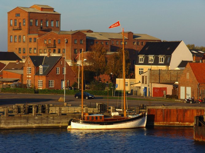 Denmark - Boat in harbor