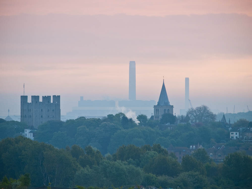 View from The M2 bridge.