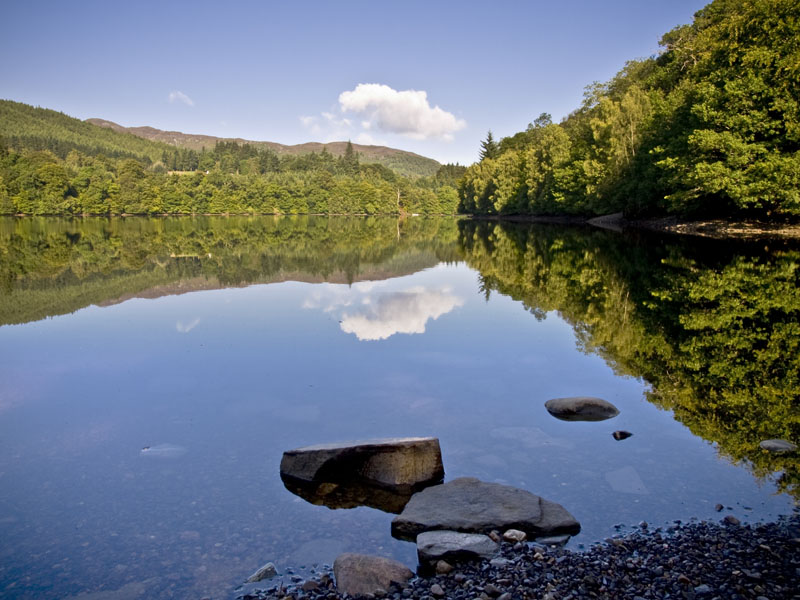 Loch Faskally, Pitlochry, Fife.