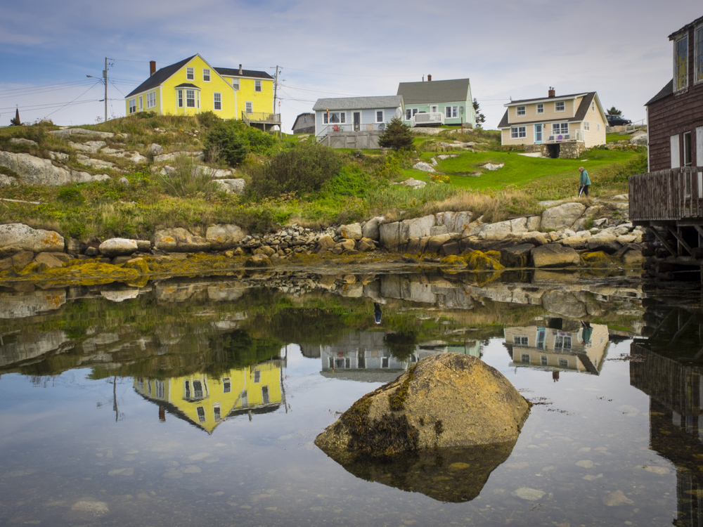 Reflections at Peggy's Cove.