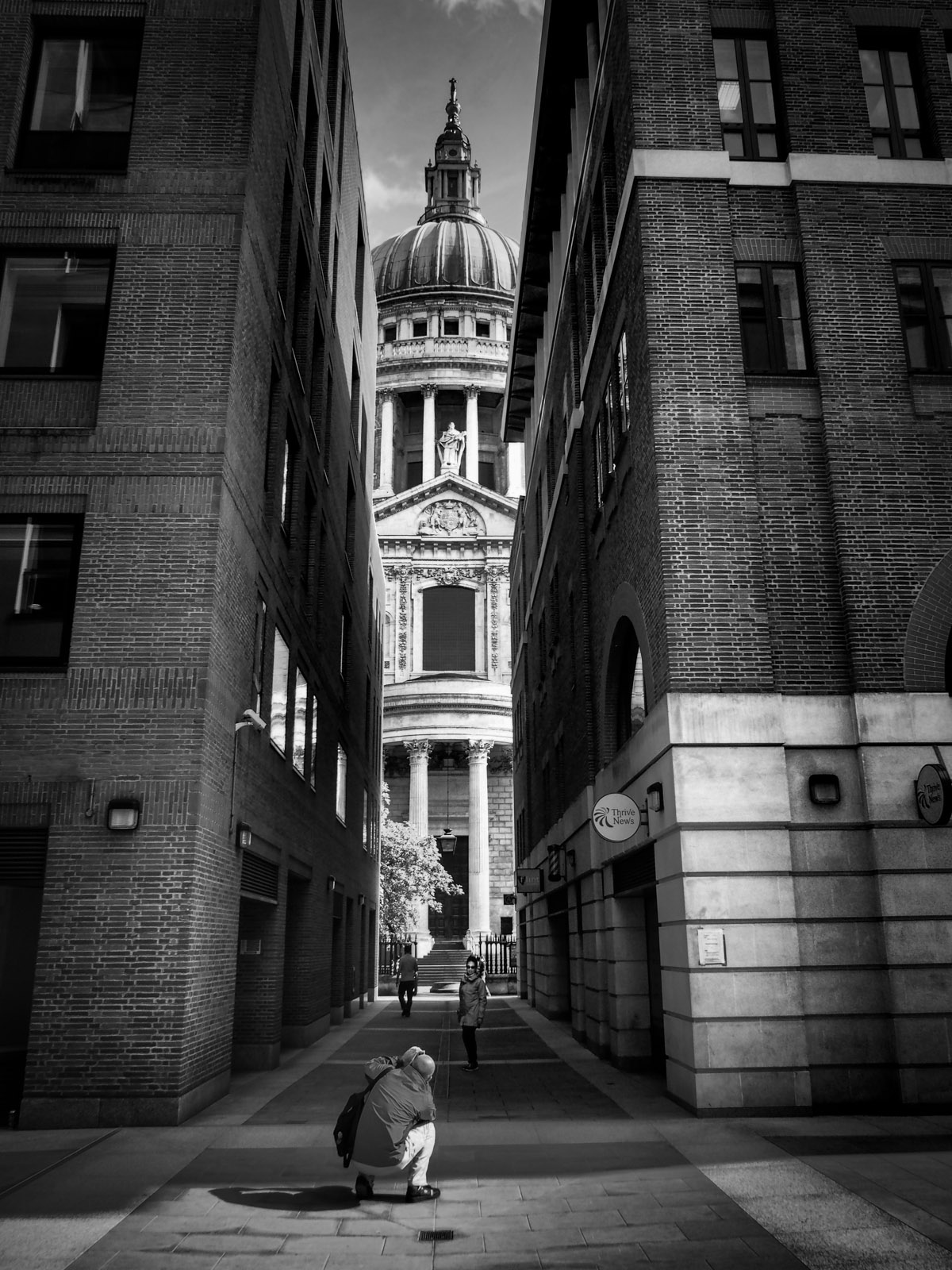 Taking a photo of St Pauls