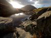 Into the sun, Glen Coe, the highlands. by Dave Hall