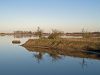 Lake at Cliffe Pools, Kent UK.