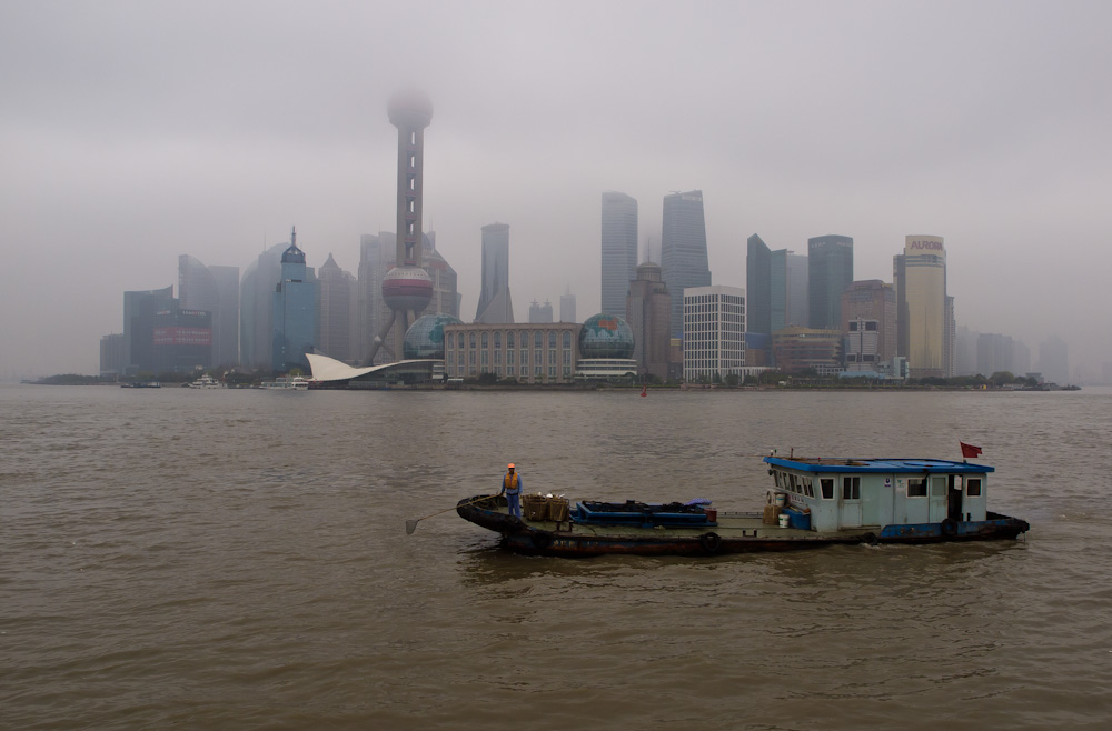 Misty Shanghai.