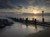 Sunrise over Hopton, Norfolk.