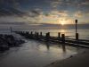 Sunrise over Hopton, Norfolk. by Dave Hall