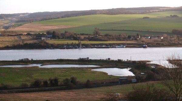 View over river Medway.