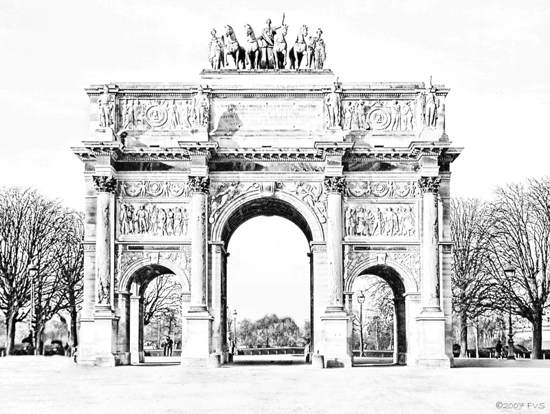Arc the Triomphe du Carrousel