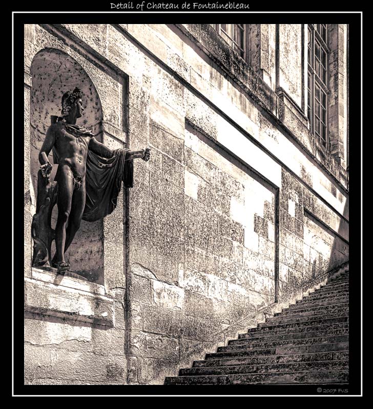 Detail of Chateau de Fontainebleau