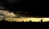 Big clouds over the windmills