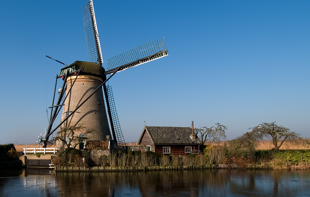 Winterday in the Kinderdijk (nl)