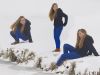 Girls in the Snow by Fonzy -