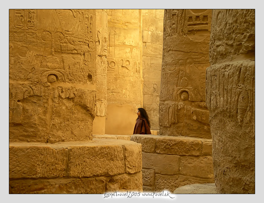 Woman in the temple