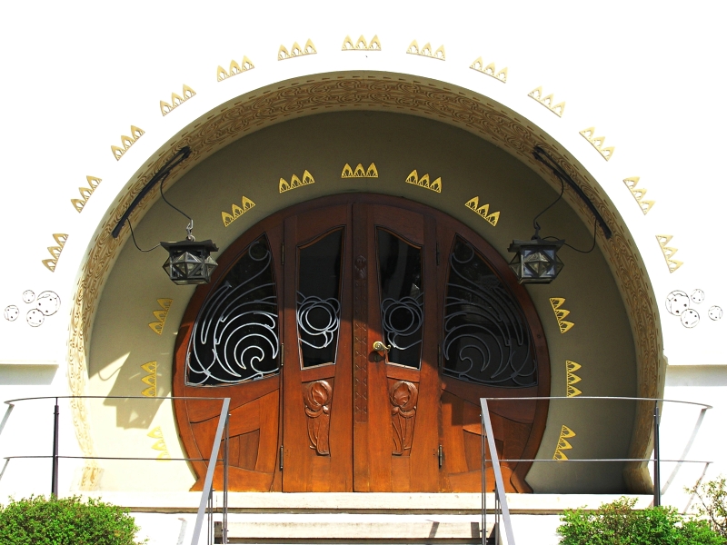Door of Gro?es Gl?ckerthaus