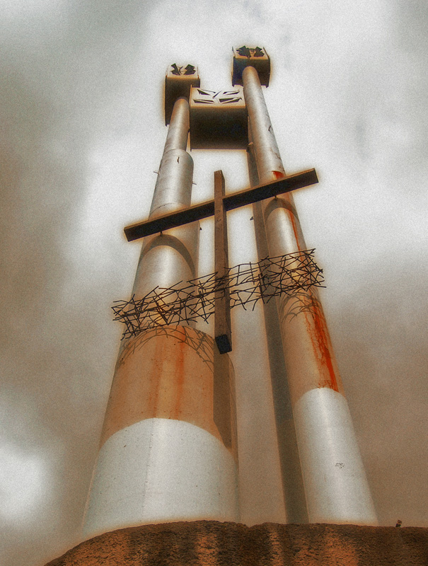 Cross in Death Valley