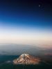 Moon Over Mt. St. Helens