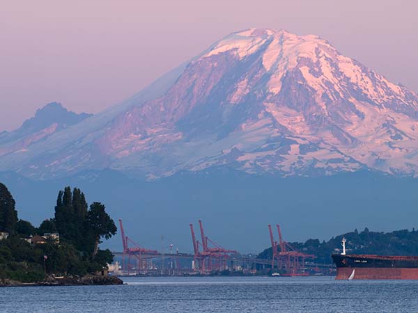 Mountain and Harbor