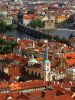 An Old City Built Around A Stone Bridge