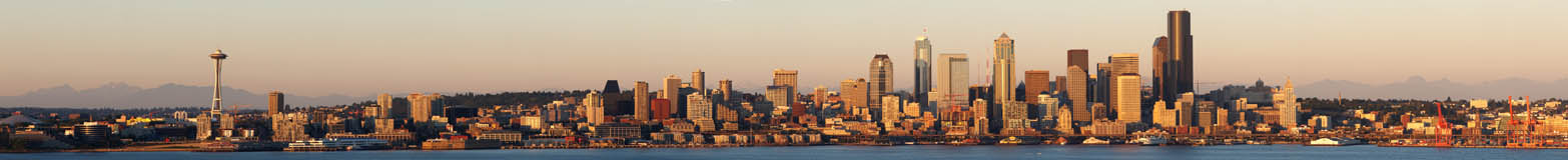 Seattle Skylines at Sunset