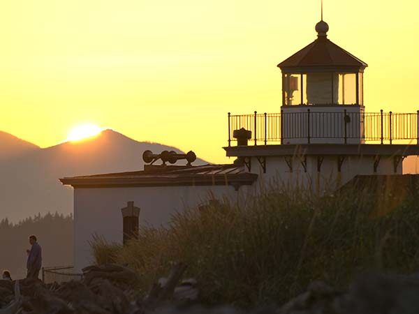 Sunset over Lighthouse