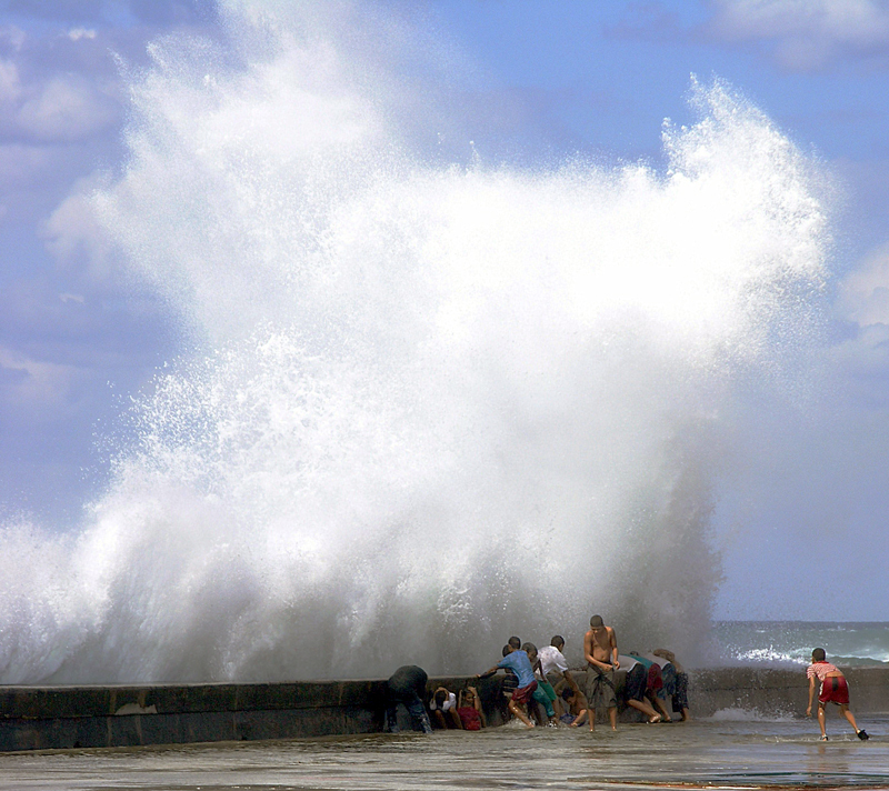 The Malecon Havana after wilma