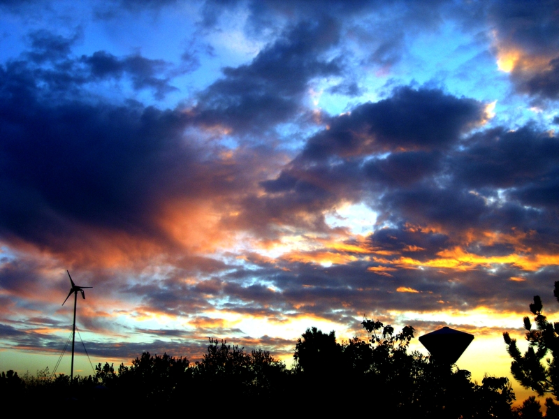 Windy Sunset