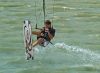 Surfing on the lake