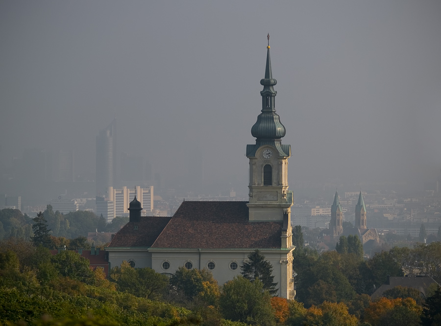 Cold and foggy afternoon