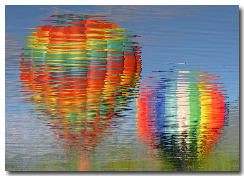 Hot Air Balloon Reflections...