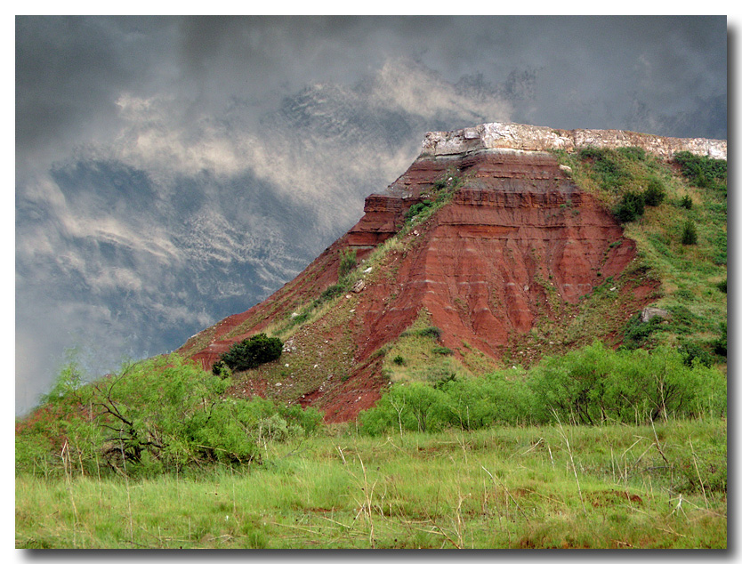 Gloss Mountain in Oklahoma, USA