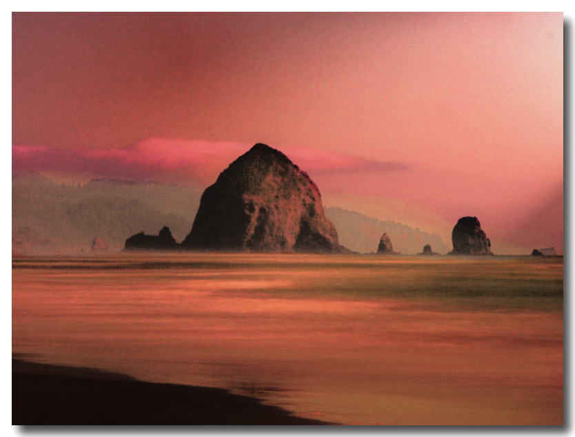 Long Exposure, Haystack Rock, Cannon Beach, Oregon