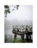 Pier in fog