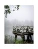 Pier in fog by Pekka Nihtinen